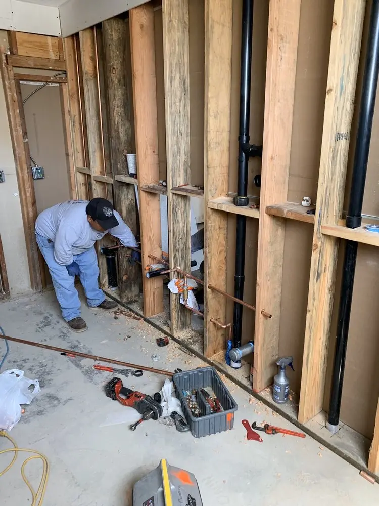 Commercial rough-in plumbing for Gas Line Repair in Highland Park